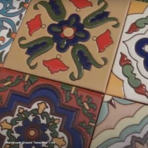 Image of Handmade Glazed Terracotta Tiles