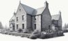 Clermont Gris Limestone for a Charming Farmhouse in Fife
