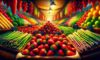 Vibrant Food Displays: Top Tricks for Colorful Presentations