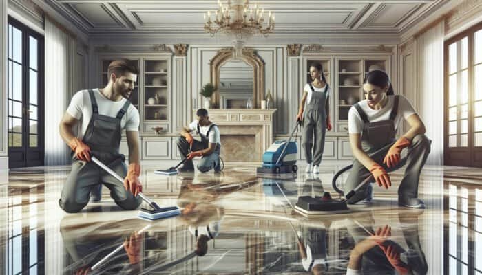Marble Floor Cleaning Services by Expert Professionals