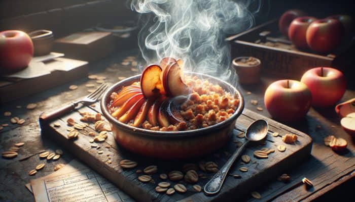 Smoked Apple Crisp: Delicious Autumn Dessert with Oats
