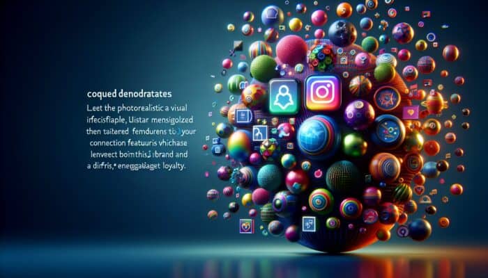 A vibrant Snapchat interface displaying customized filters for various demographics, enhancing brand engagement and loyalty.
