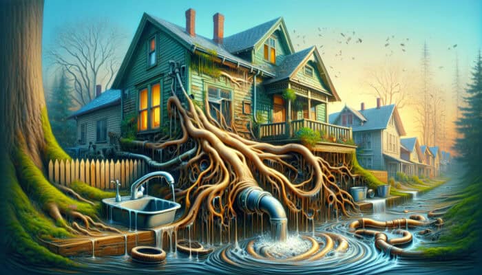 A South Vancouver neighborhood with tree roots invading old pipes and kitchen sinks clogged with grease.