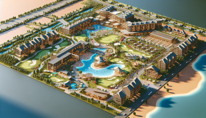 A family-friendly golf resort offering kids' clubs, diverse activities, spacious suites, varied dining, and safe environments near attractions.